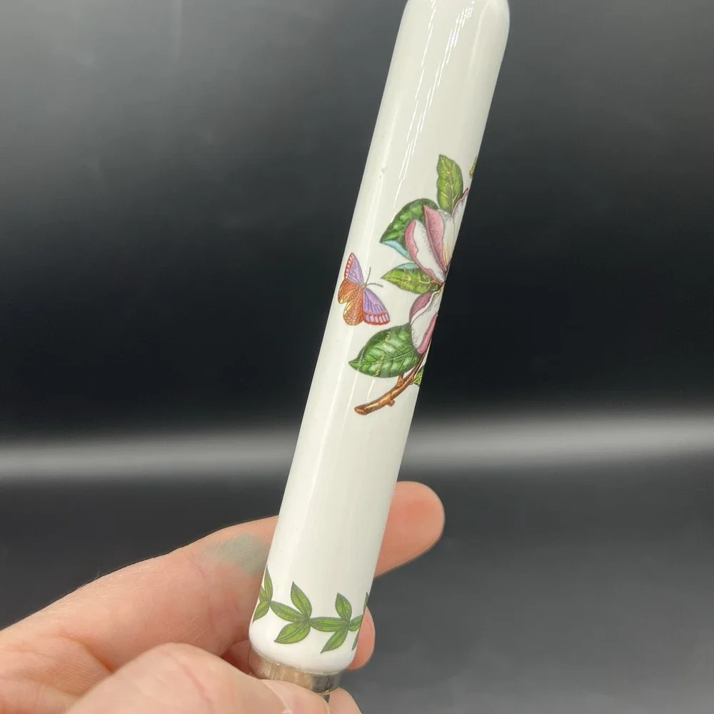 Portmeirion Botanic garden Serrated‎ Bread Knife Floral Design Porcelain Handle
